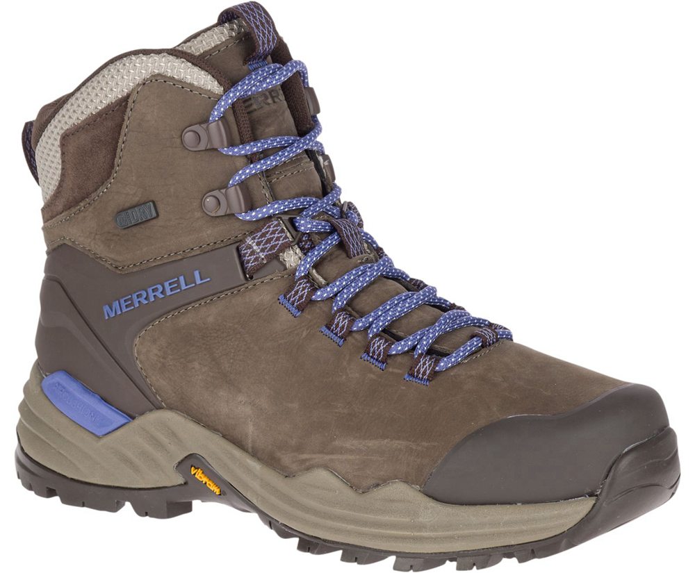 Merrell Boots Brown - Phaserbound 2 Tall Waterproof - Womens 69PDNGZCJ